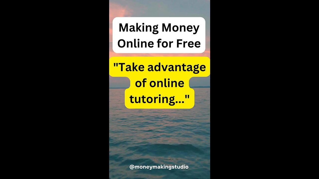 How to make moeny online free