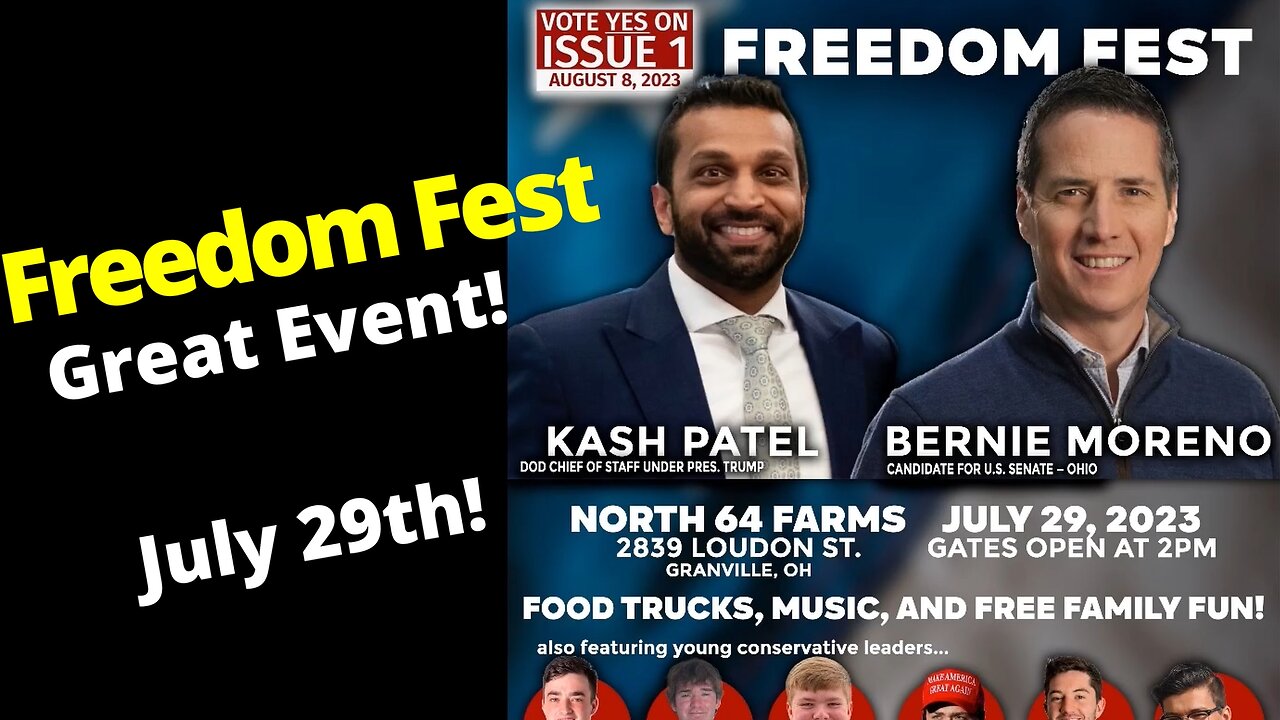 FREEDOM FEST July 29th! Starts 2pm