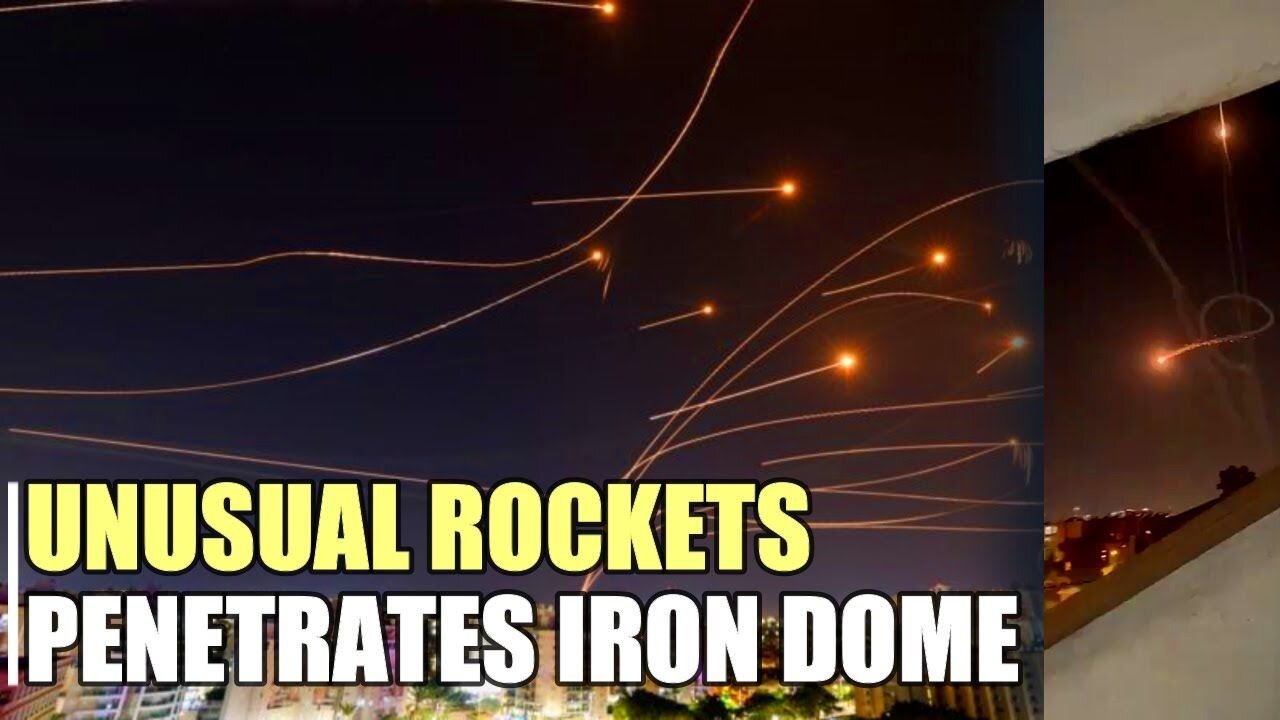 A large rocket attack rocked Tel Aviv, Iron Dome in chaos