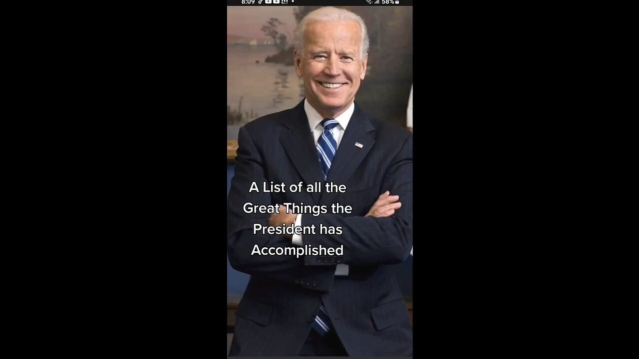 Joe’s Accomplishes as president