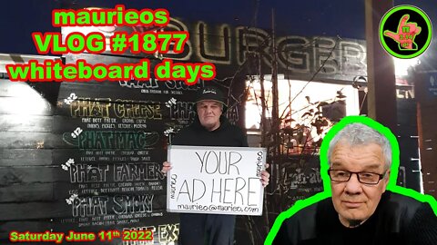 maurieos VLOG #1877 whiteboard days