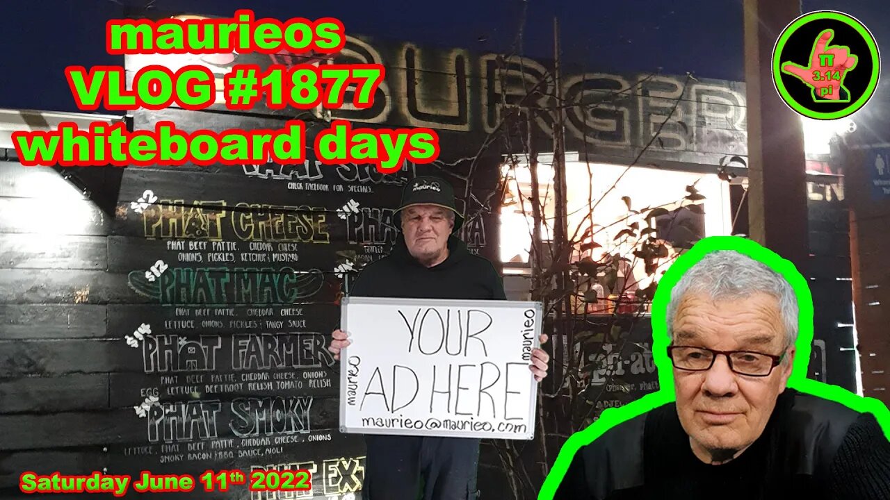 maurieos VLOG #1877 whiteboard days