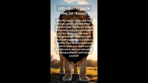 LEO ♌️ SUN IN LEO INFLUENCE (important notes) #astrology #suninleo #influence #tarotary #leo