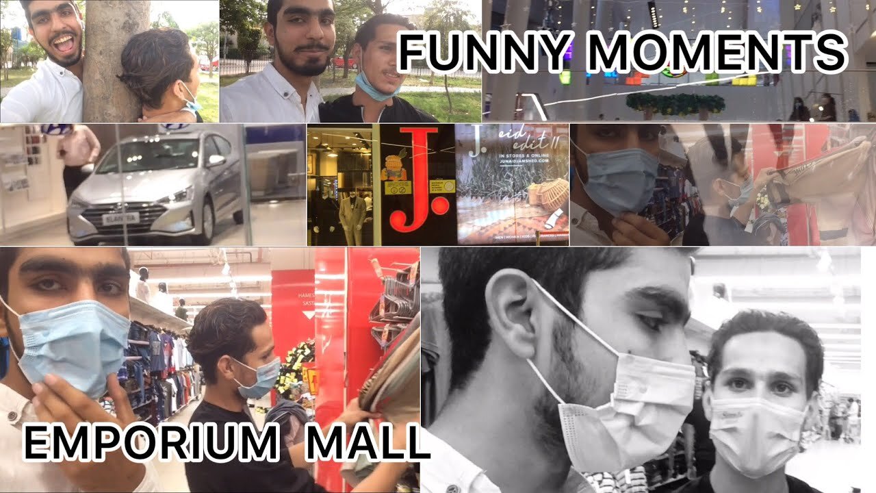 EMPORIUM MALL FUNNY MOMENTS JUNAID & MIAN SARFRZ VLOGS