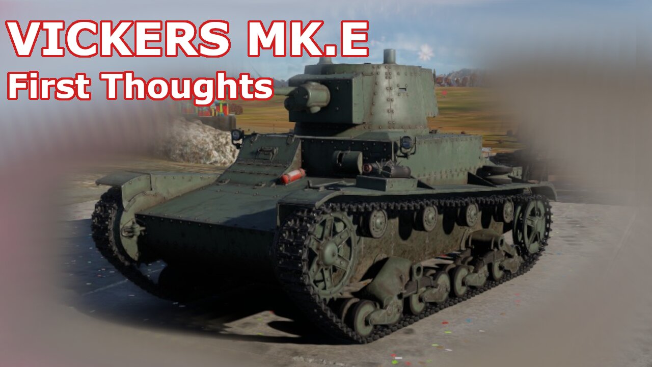 Awful, simply awful... ~ 🇫🇮 Vickers Mk.E 3 Matches + First Thoughts