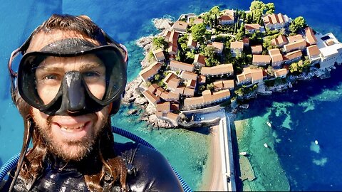 Lost Treasure Underwater at Montenegro's Most Famous Beach (Metal Detecting)