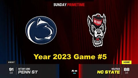 CFB 24 Penn State Nittany Lions Vs NC State Wolfpack Year 2023