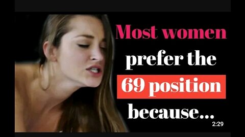 Most Women Prefer the 69 P0sition for sex_ Human Psychology Facts about human behavior)