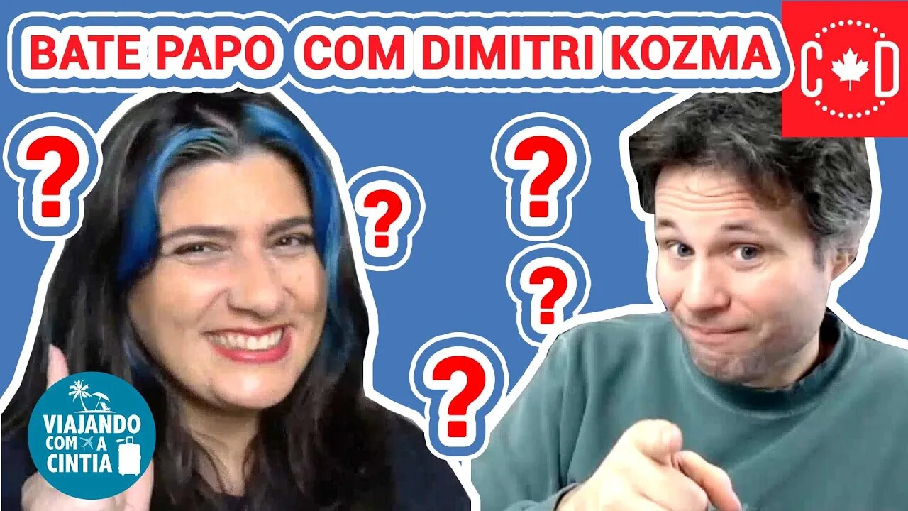 Bate Papo com Dimitri Kozma - Parte 3 - Perguntas e Respostas - Viajando com a Cintia #3