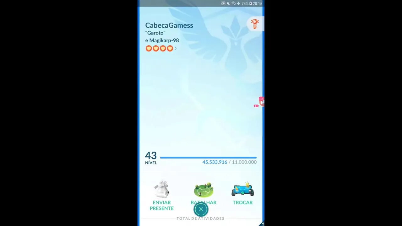 Live de Pokémon GO