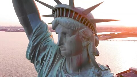 Statue Of Liberty 4k Drone2160p