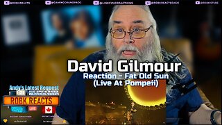 David Gilmour Reaction - Fat Old Sun (Live At Pompeii) - First Time Hearing - Requested