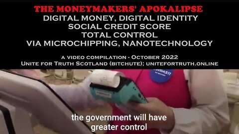 THE MONEYMAKERS APOKALYPSE - Digital Money, Digital ID, Social Credit (Oct 2022)