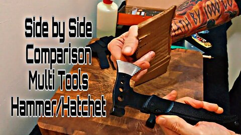 Multi Tool Side by Side Look - Hammer & Hatchet