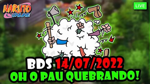 BDS 14/07/2022 Naruto Online - Vamos na voadora! Ficamos em primeirão mas deu trabalho!