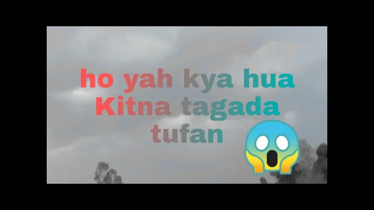 ho yah kya ho kitna takra tufan in bijnor 😱😱😱