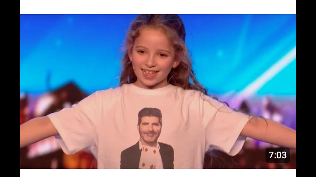 8 years old girl performance in BGT