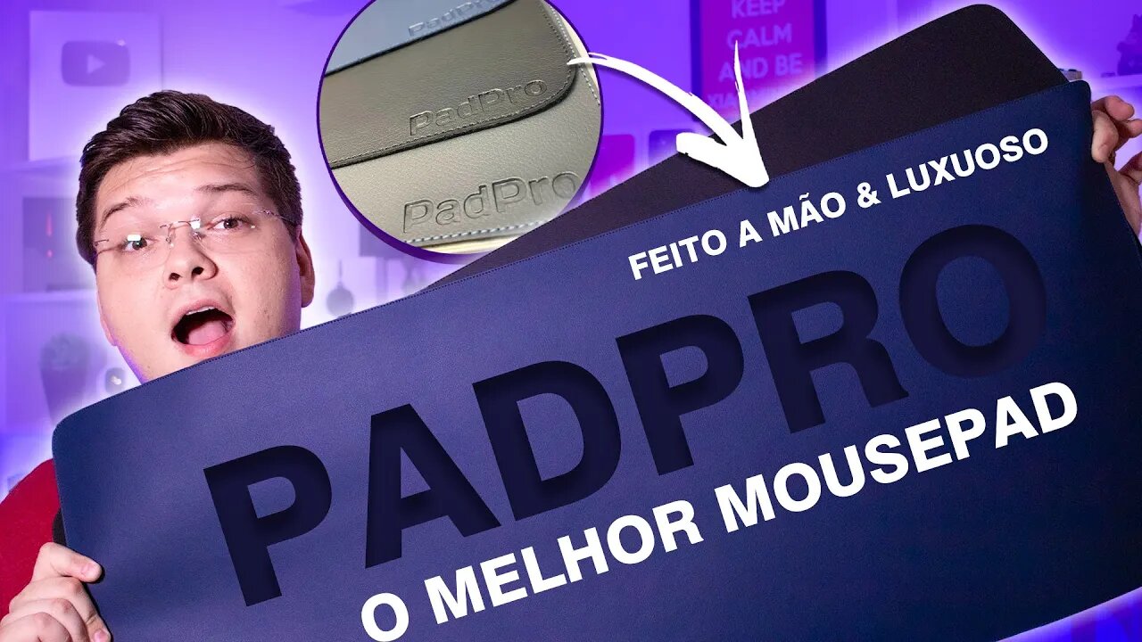 O MELHOR MOUSEPAD! SUPER LUXUOSO, LIMPA FÁCIL e PERSONALIZADO! PADPRO - ANMA SETUPS!