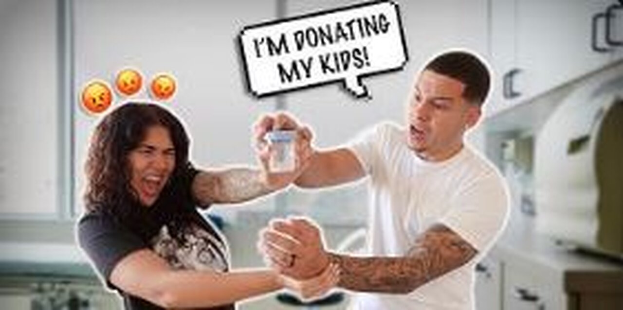 I'M DONATING MY "KIDS" PRANK ON GIRLFRIEND!!