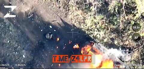 🔞Graphic: Near Bakhmut Russian soldiers used a ATGM to eliminate a Ukrainian BMP