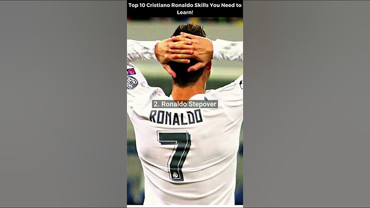 Top 10 Cristiano Ronaldo Football Skills You Need to Learn! #football #shorts