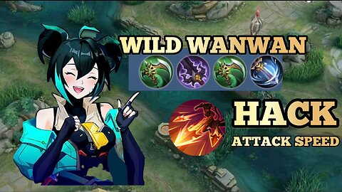 WANWAN BRUTAL DAMAGE ATTACK SPEED HACK YOU WILL BE SHOCKED TOP 1 GLOBAL~ MOBILE LEGENDS BANG BANG