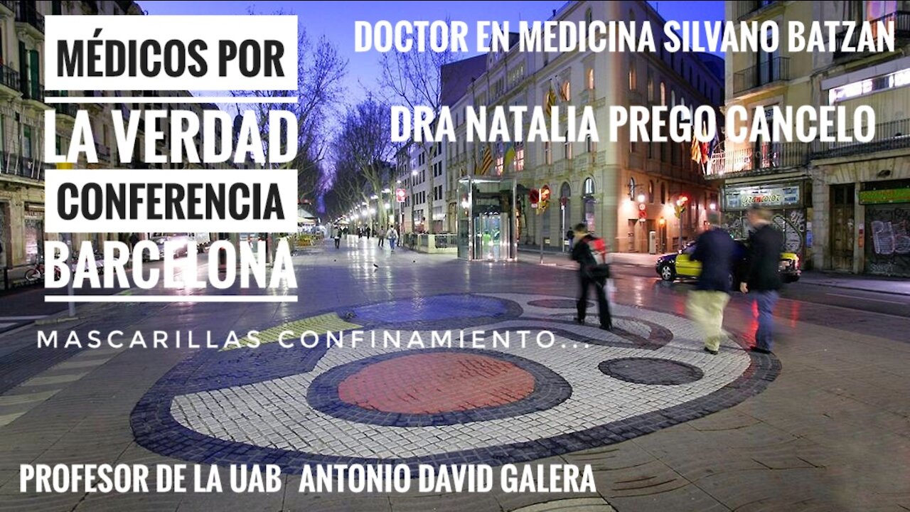 Conferencia Barcelona Dra Natalia Prego Doctor Silvano Batzan Médicos por la Verdad