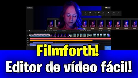 Esse é o EDITOR DE VÍDEO mais fácil que já usei! Filmforth!