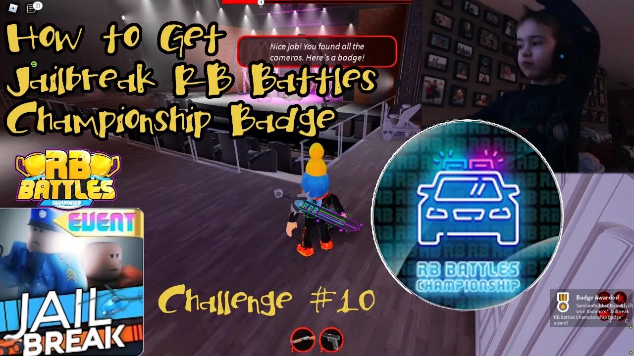 AndersonPlays Roblox 🏆 Jailbreak - How to Get Jailbreak RB Battles Championship Badge Walkthrough