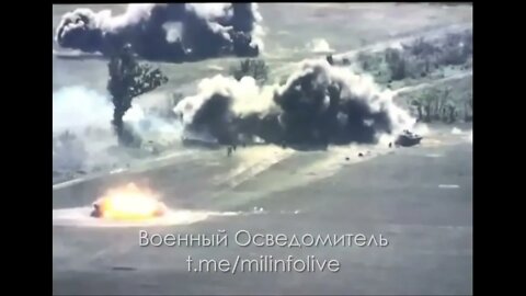 arrival of Russian MLRS on the attackers of the 28th separate mechanized brigade of the AFU