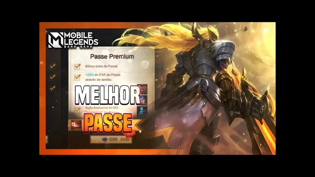 O MELHOR PASSE JA FEITO NA HISTÓRIA DO MOBILE LEGENDS !!!