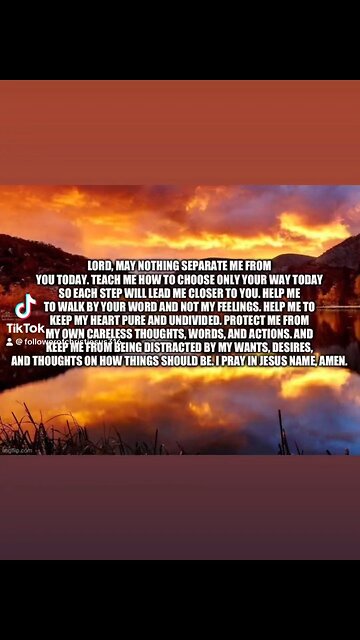 Good morning, I pray you have a great day. #prayer