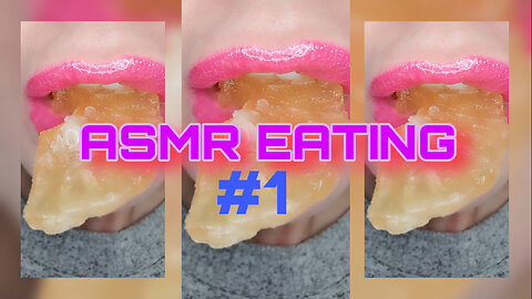 asmr candy eating.