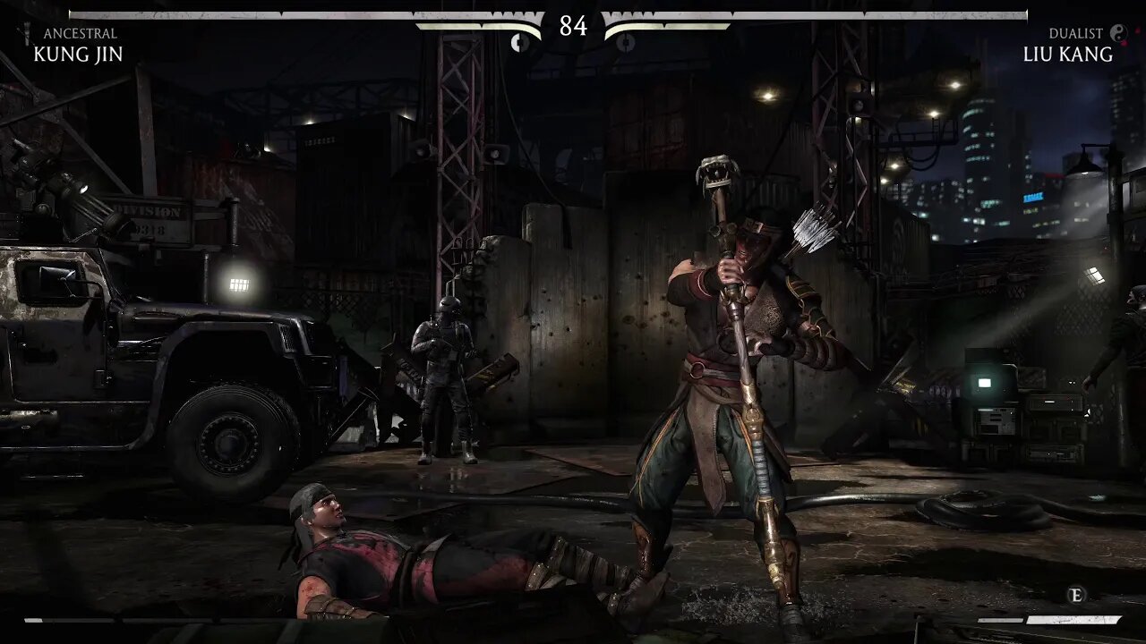 Mortal Kombat X: Kung Jin (Ancestral) vs Liu Kang (Dualist) - 1440p No Commentary