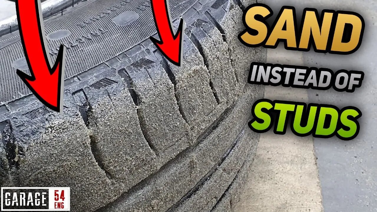 We Glue Sand to Summer Tires (for grip on ice) – will it work?