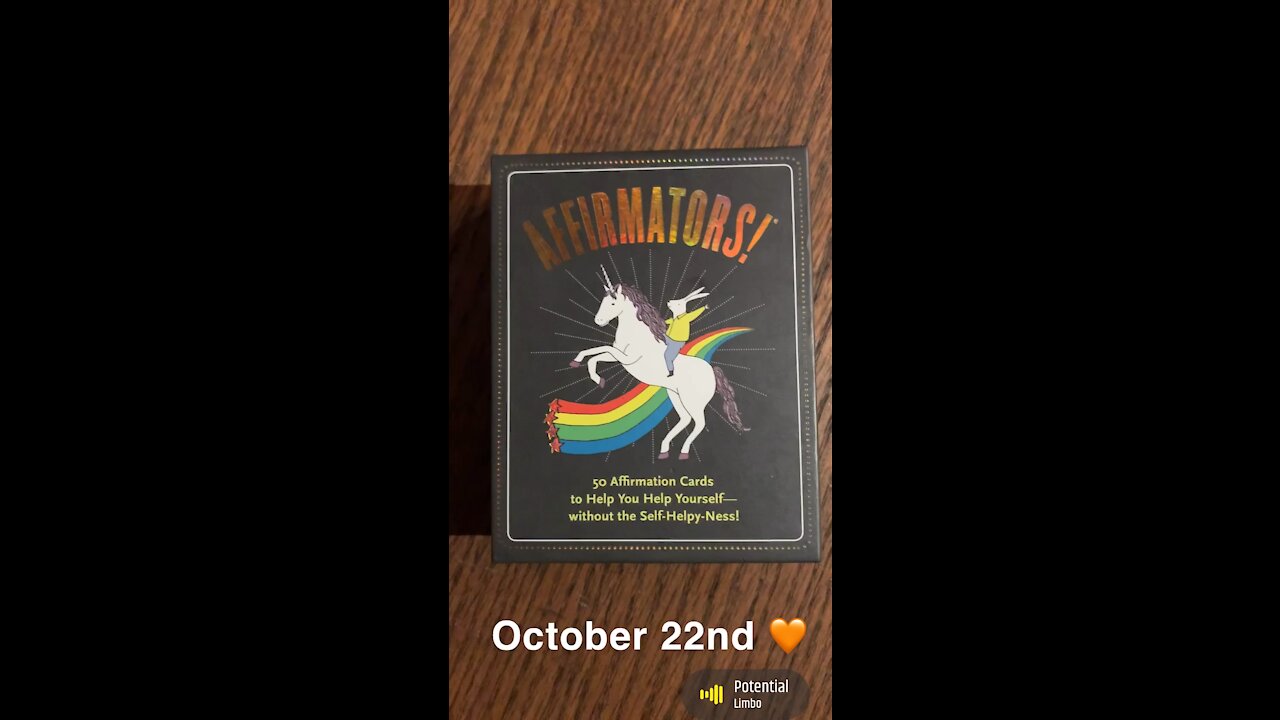 October 22nd oracle card: Potential