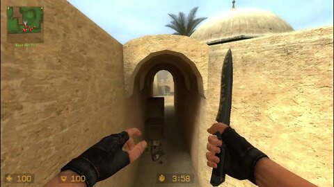 Counter Strike Source Dust 2 Bots #2 Just Only Knives