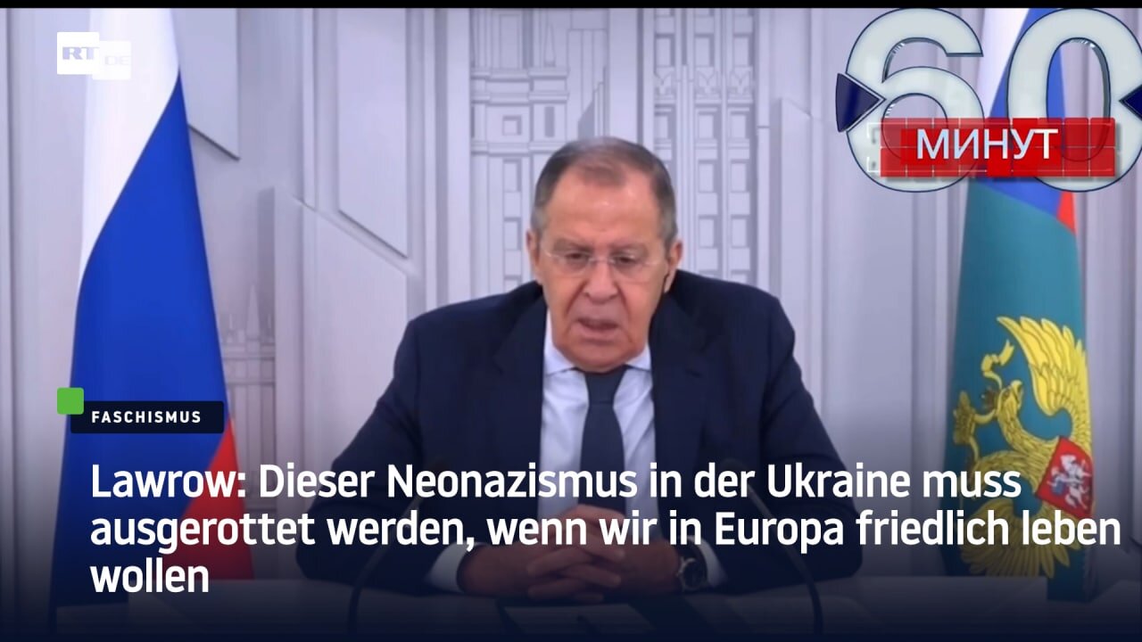 Dieser Neonazismus in der Ukraine muss ausgerottet werden, wenn wir in Europa friedlich leben wollen