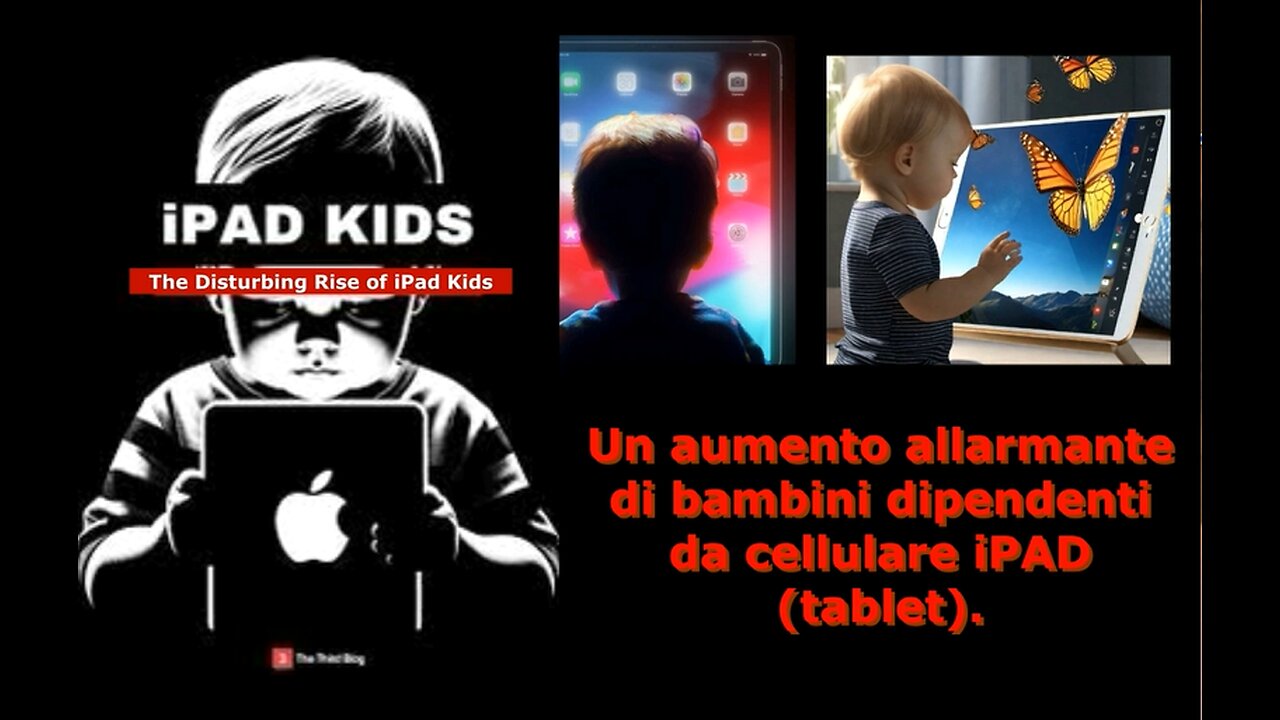 Un aumento allarmante di bambini dipendenti da cellulare e tablet