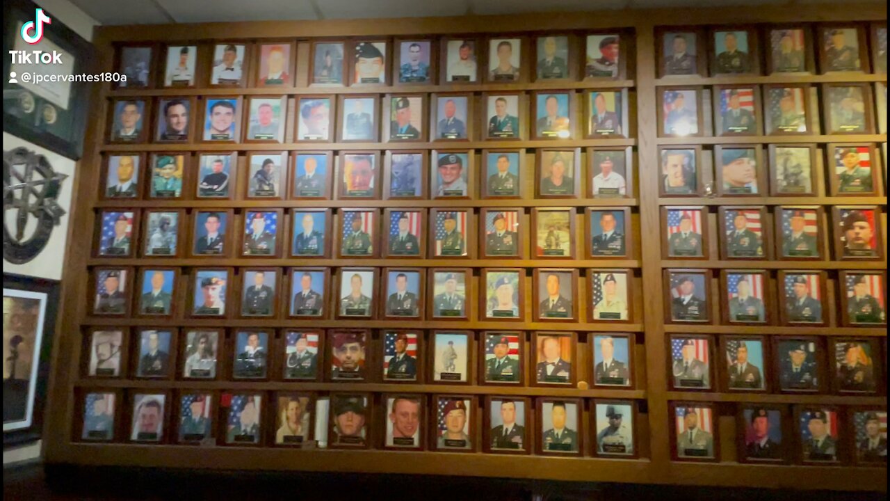 Memorial Wall at Charlie Mikes Pub