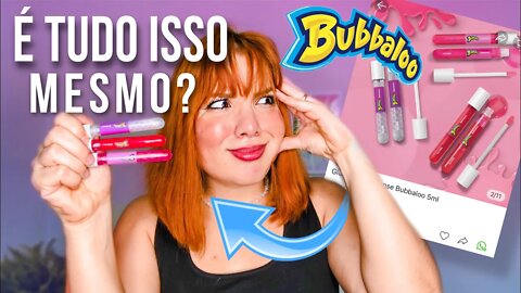 TESTEI BUBBALOO gloss UVA, MORANGO E TUTTI FRUTT O BOTICÁRIO | vale a pena ?