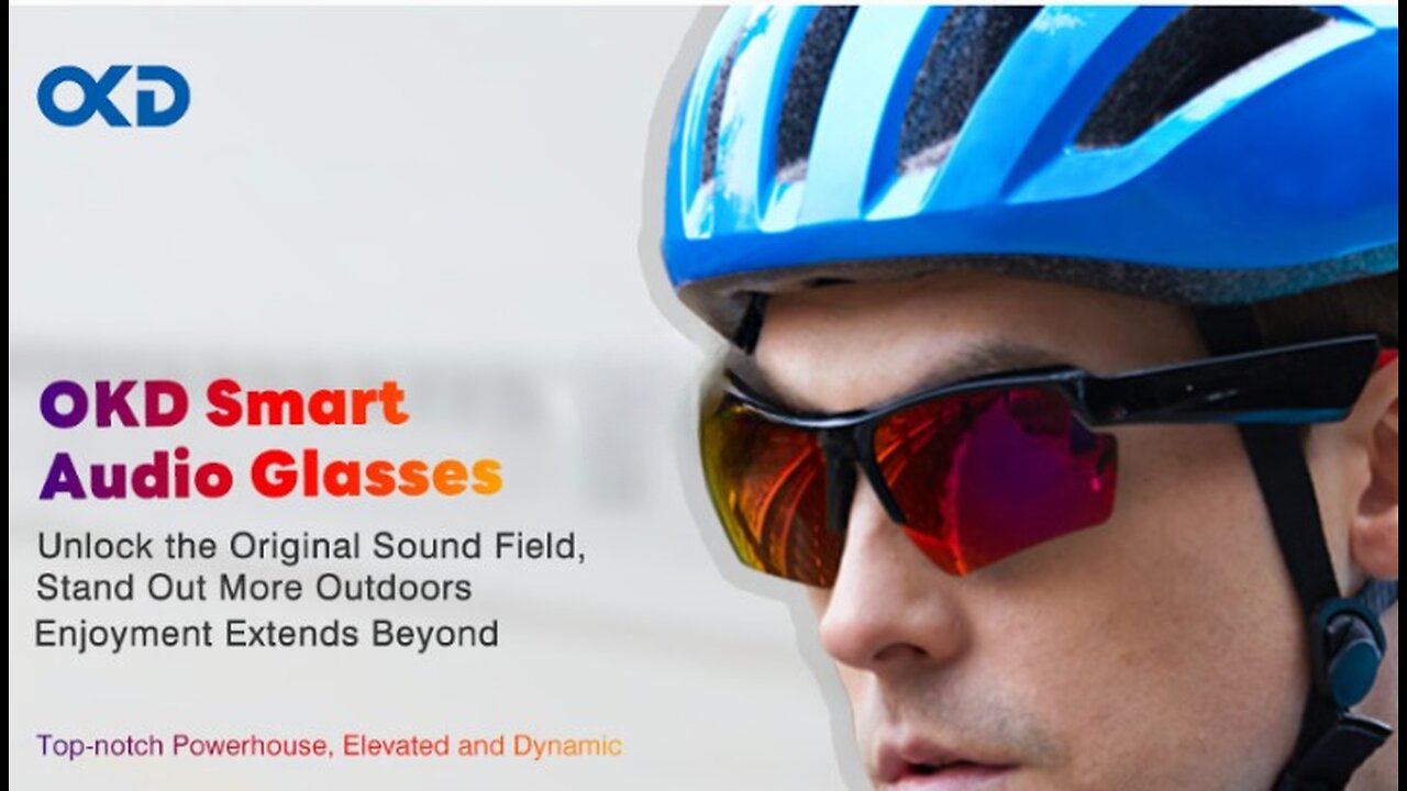 OKD: World 1st Audio Cycling Glasses with Hall Switch