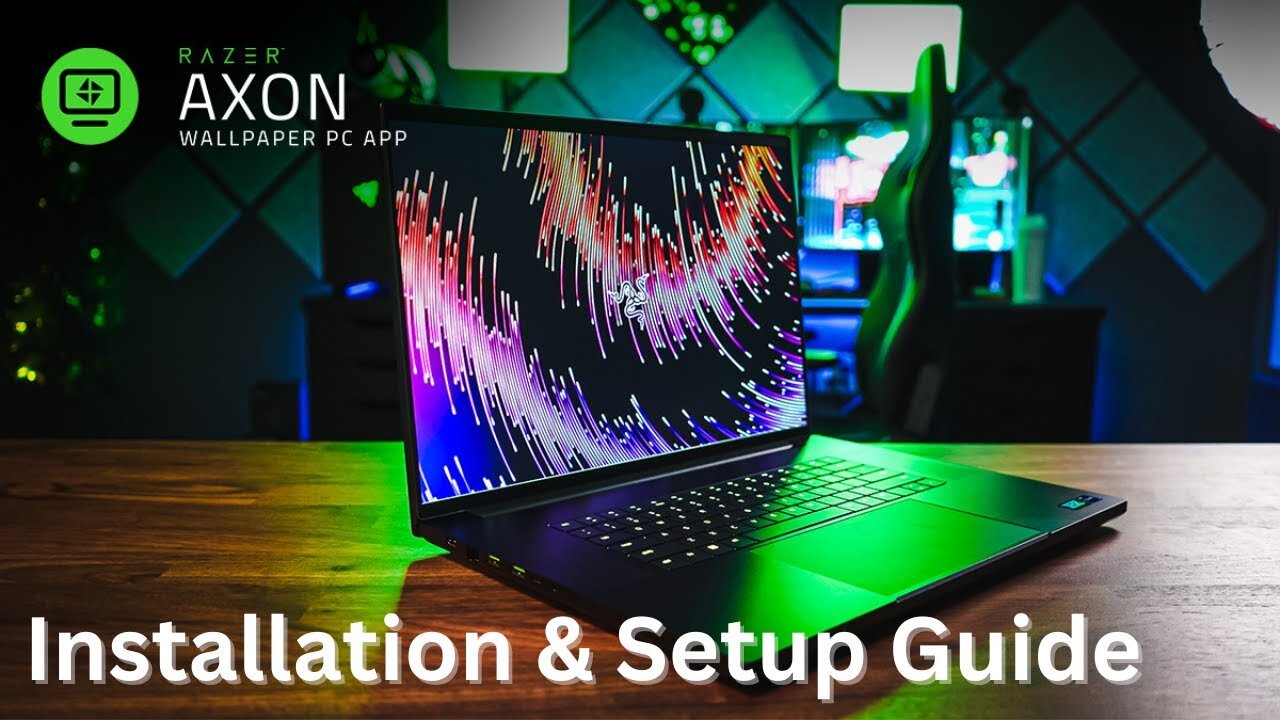 How to Download, Install, and Set Up High-Resolution Wallpapers Using Razer Axon | Setup Tutorial