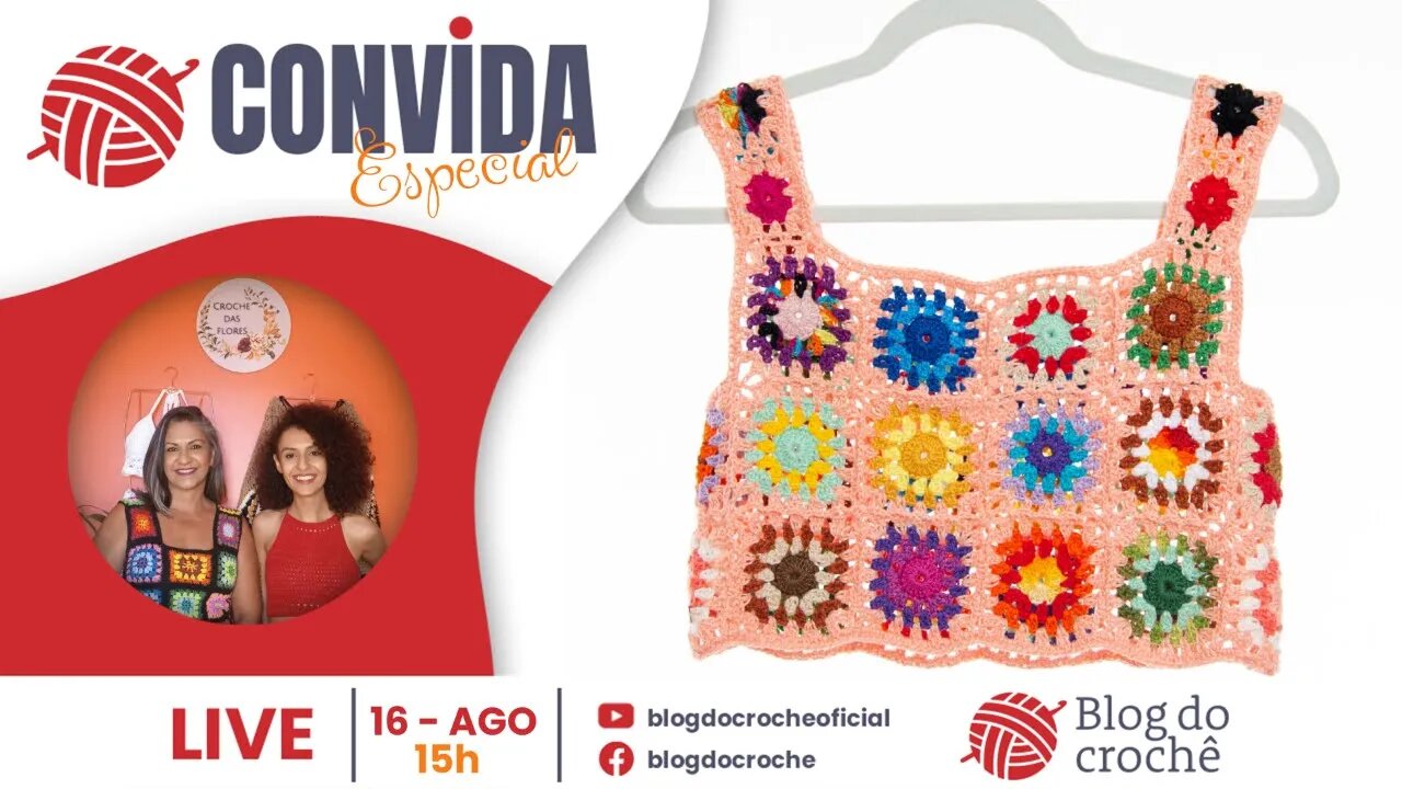 Blog do crochê CONVIDA | SILVIA DE OLIVEIRA – A artesã do Crochê das Flores