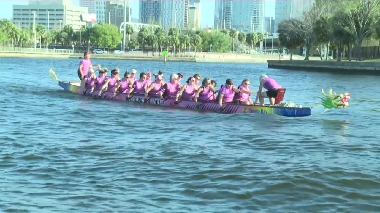 Tampa Bay breast cancer survivors paddle against the world