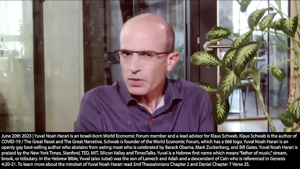 Yuval Noah Harari | Should We Invited Yuval Noah Harari to Speak At the Las Vegas ReAwaken America Tour? Should We Do A Q&A Session With Yuval Noah Harari? "If Two Men Love Each Other, Why Should This Be a Sin?" - Yuval Noah Harari