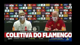 COLETIVA DE IMPRENSA DORIVAL JÚNIOR DO FLAMENGO/ PEDRO QUEBRA RECORDE DE ZICO E GABIGOL