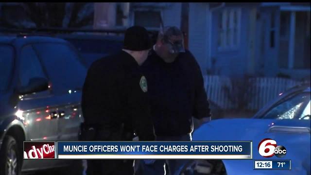 No charges to be filed against Muncie officers who shot man