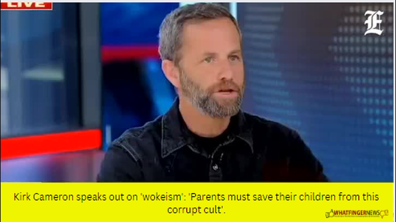 Kirk Cameron speaks out on 'wokeism': 'Parents must save their children from this corrupt cult'.