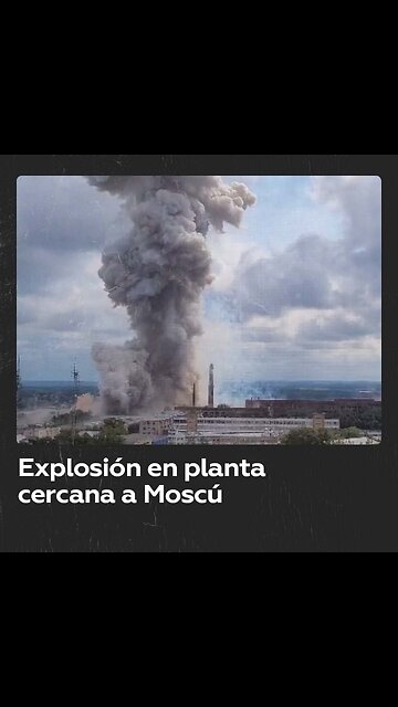 Explosión en una fábrica de Sérguiev Posad cerca de Moscú